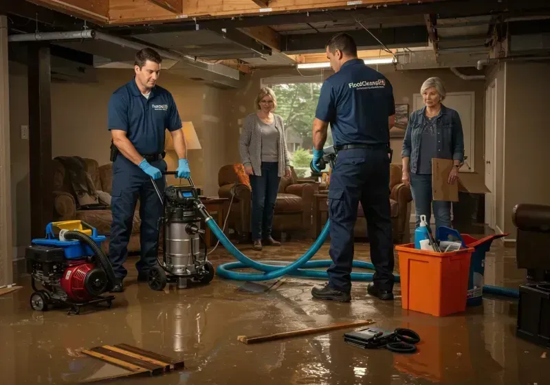 Basement Water Extraction and Removal Techniques process in Great Bend, KS